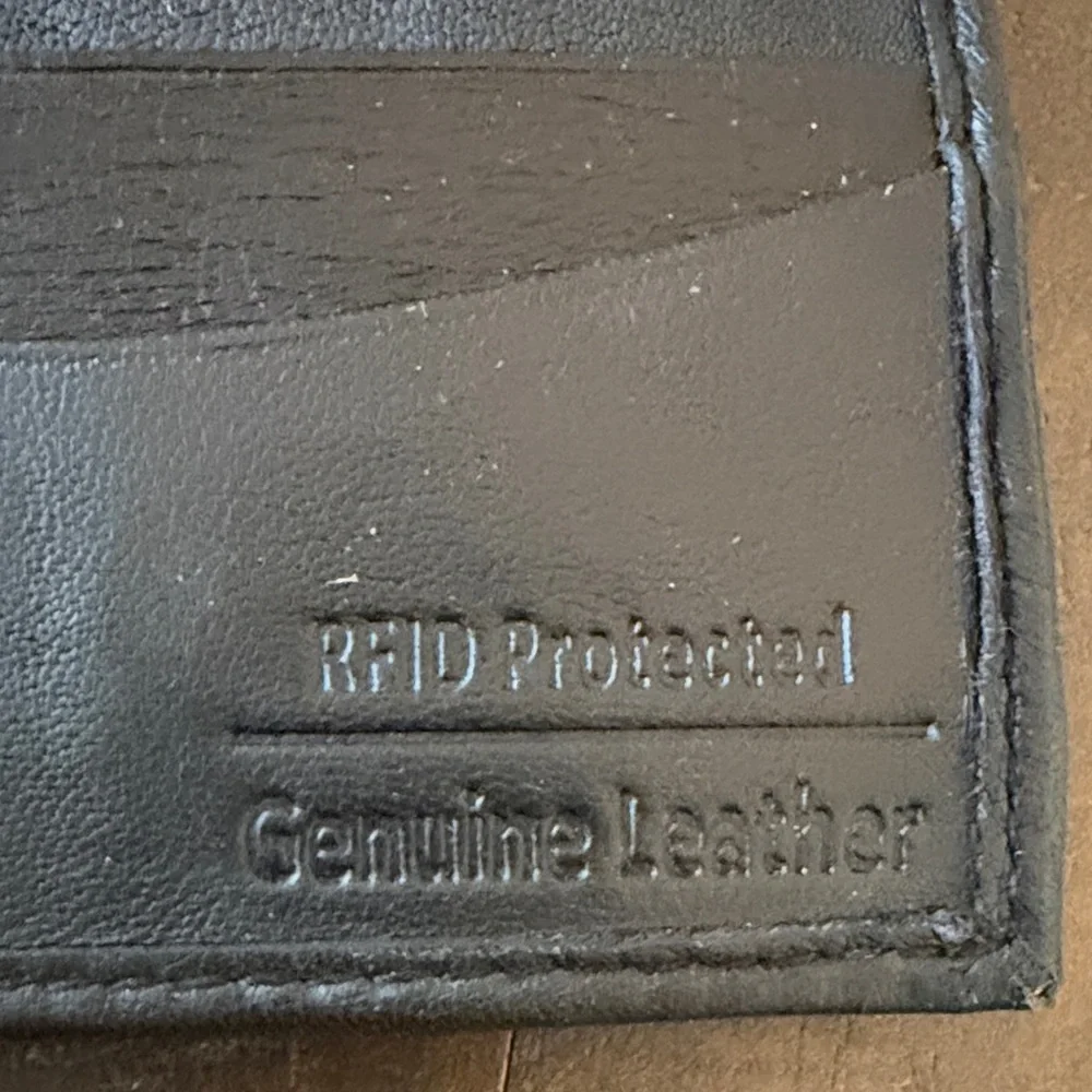 Black Leather Wallet